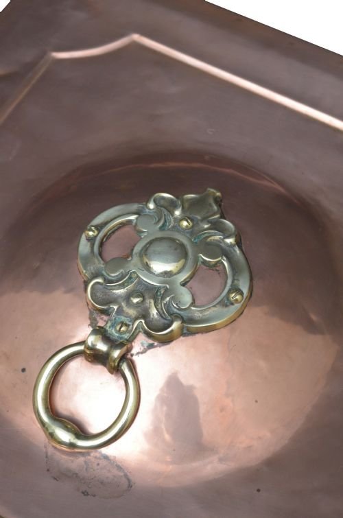 Antique Victorian Copper Coal Bin Or Planter - Image 3